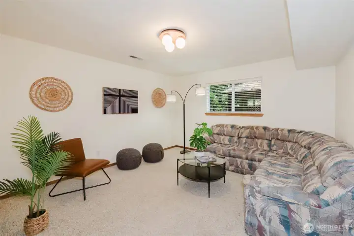 Lower Level Rec Room which could be a 4th BR