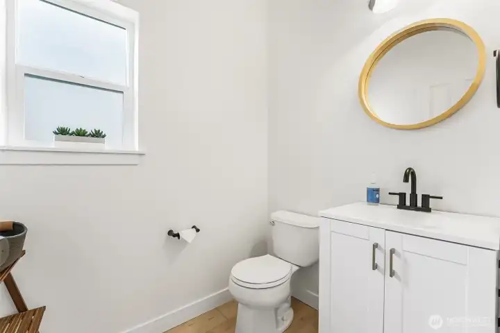 Main floor Guest bath. Main floor Guest bath.