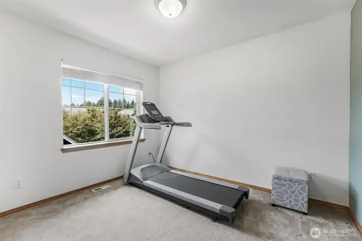 Bedroom #4 currently being used as an exercise room. Bedroom #4 currently being used as an exercise room.