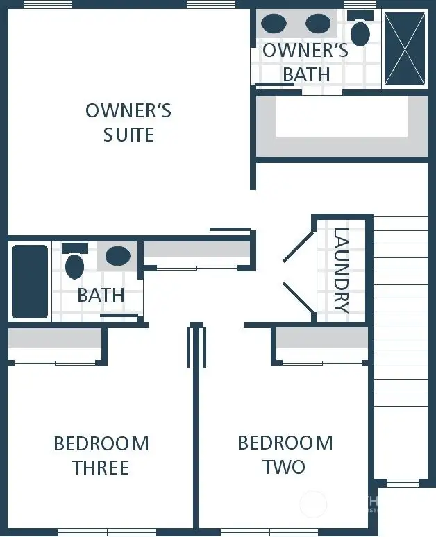 image is a rendering Photographs are for illustrative purposes only. Features, finishes, interior/exterior colors, landscaping and floorplan shown may vary from actual homes built.