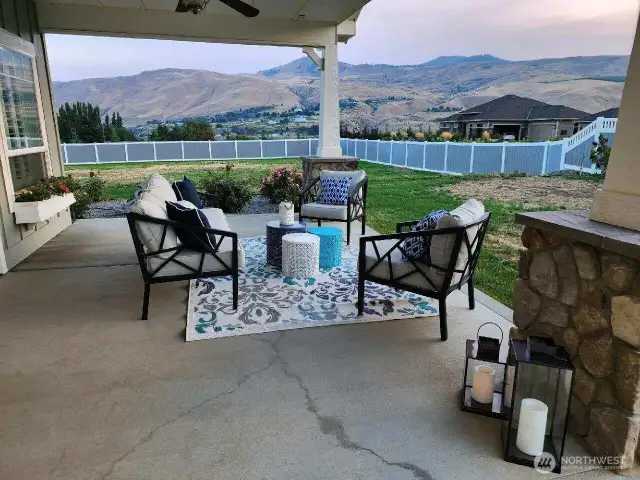 Backyard patio