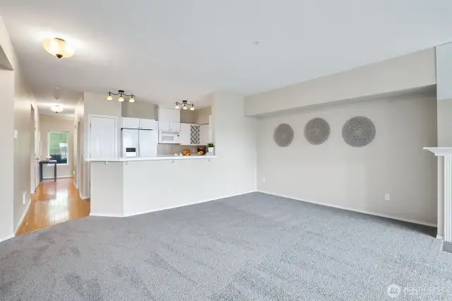Dining and kitchen view