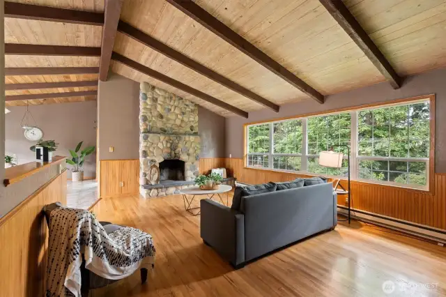 Living Room w/ Fireplace