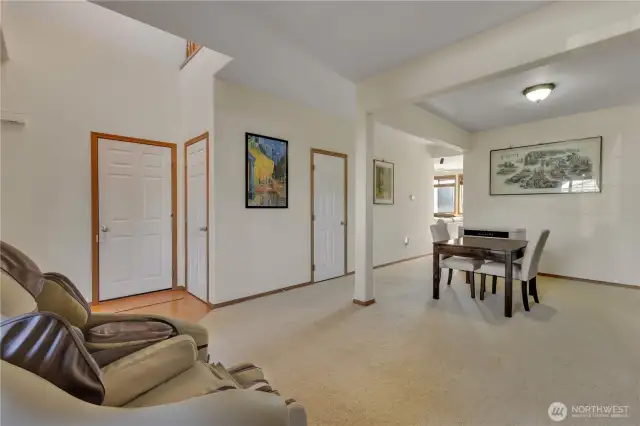 Entry with formal dining room/Great Room