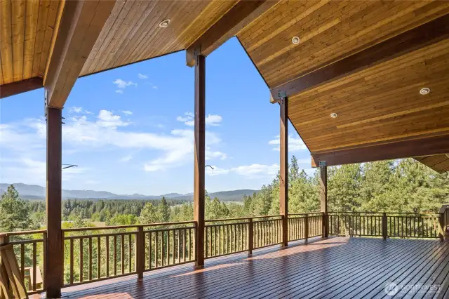 Covered Deck Facing West