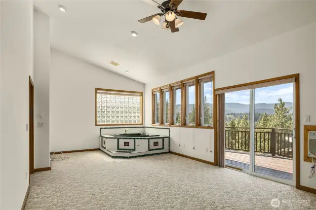 Master Bedroom is Wired for Sauna