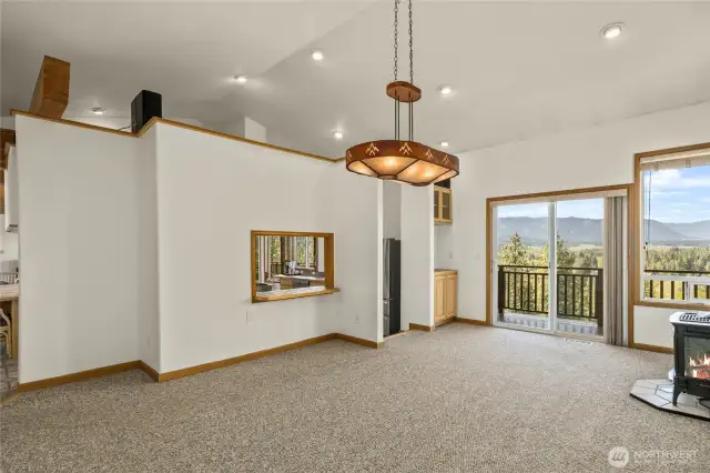 Dining Room with Kitchen Pass-Thru