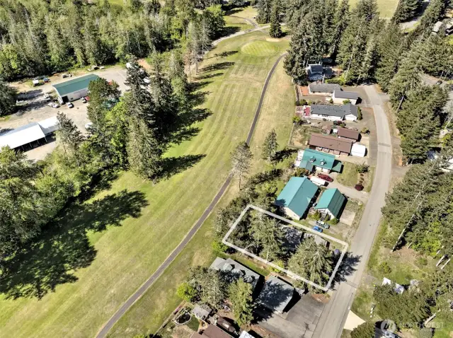 Notice the property is marked