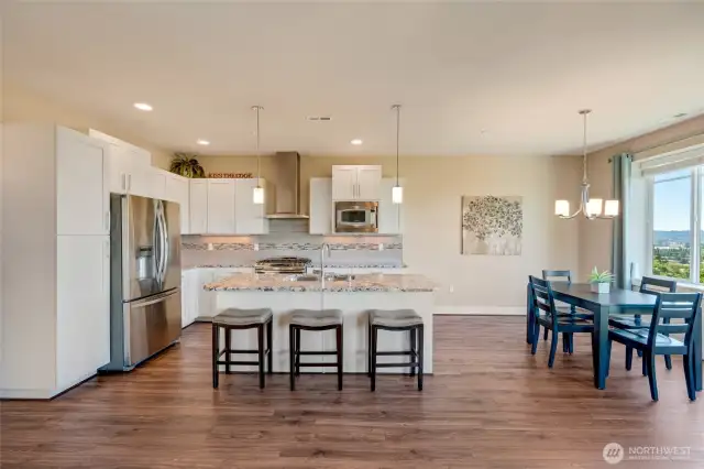 Open-concept layout perfect for entertaining.