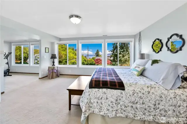 Primary bedroom with attached on suite