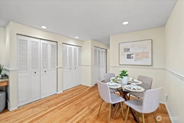Kitchen breakfast nook and double pantry's make this the kitchen you have been wanting