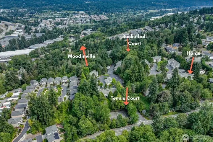 This location is amazingly situated with just a 5 minute drive to downtown Woodinville (with wineries along the way) and 7 minute drive to downtown Bothell. What more could you want than a beautiful place to live with amazing amenities so close by?