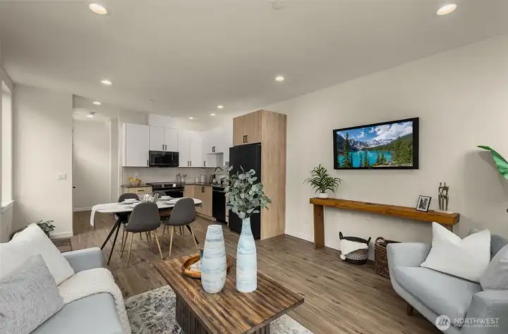 An inviting area that's perfect for morning coffee, creative work sessions, or late-night conversation.