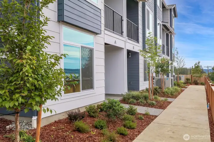 Beautiful landscaping throughout community