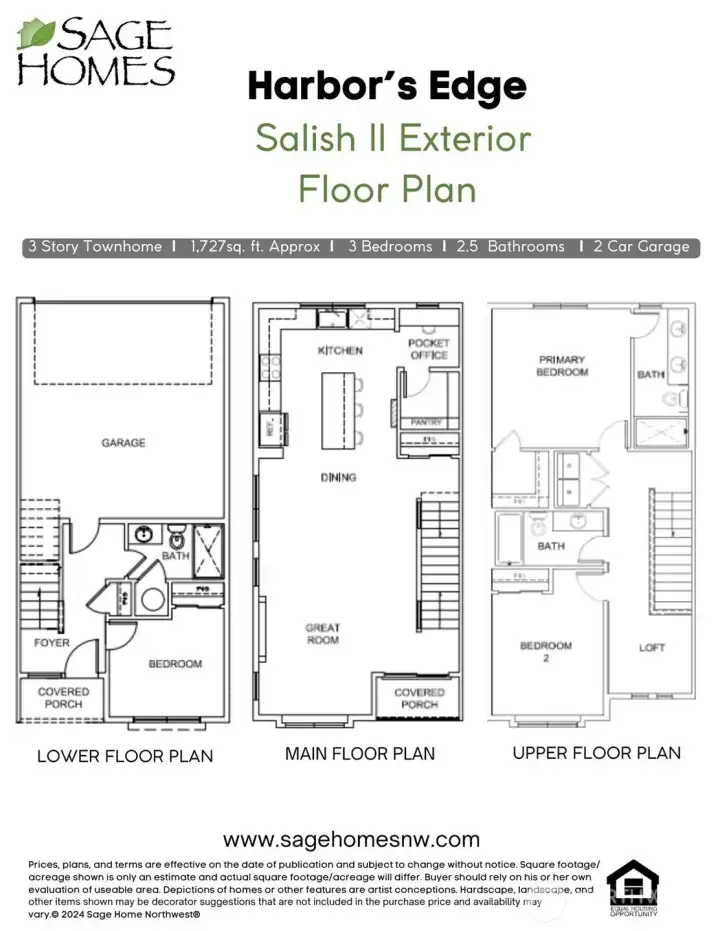Salish II floor plan