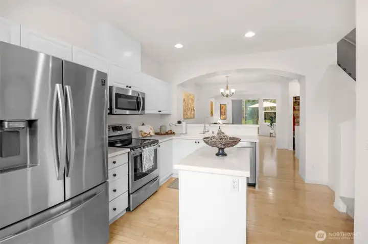 Bright, functional kitchen at the heart of the home featuring great flow into dining and living areas, perfect for connection, conversation, and easy living.