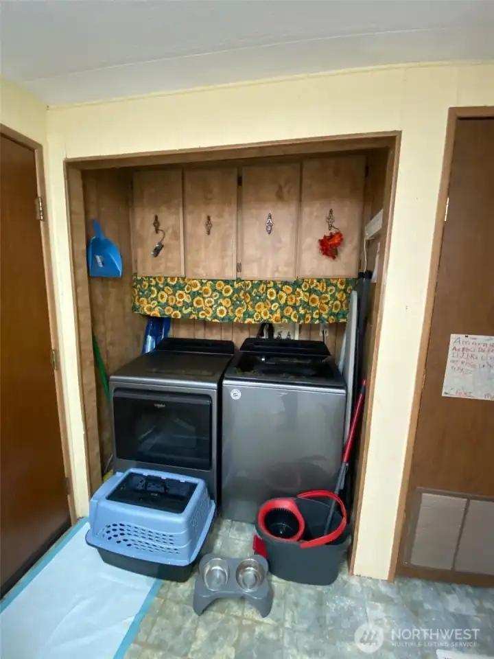 Laundry area