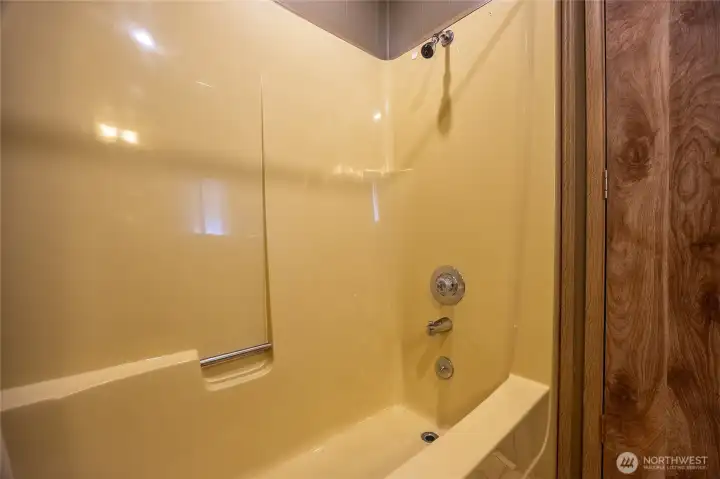 Bathtub and Shower off 2nd bedroom