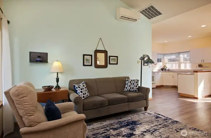 Luxury Vinyl Flooring throughout the living areas.