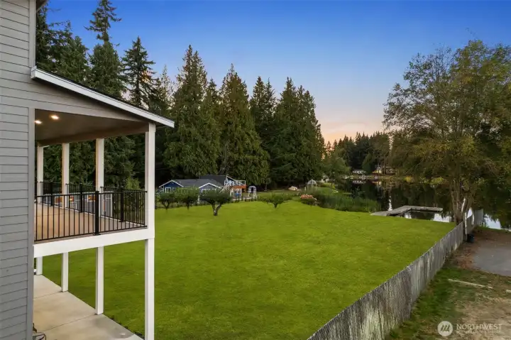 One of the most private lots on the lake, situated next to boat launch.