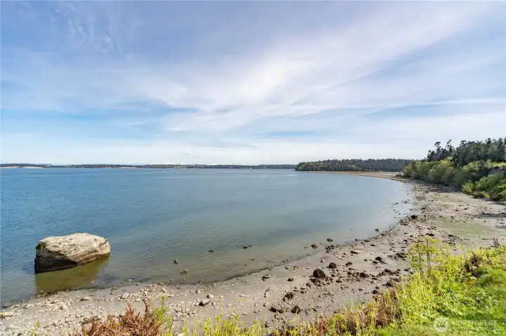 Beach walking, paddle-boarding, clamming and star-gazing are all available here by 15 White Rock Lane.