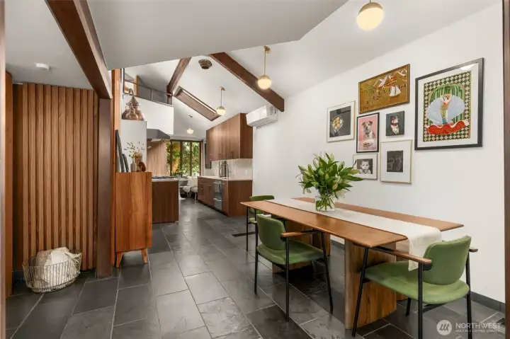 Open floor plan flows with ease