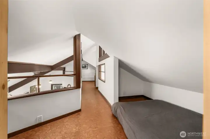 Room for a small second bedroom in the loft space