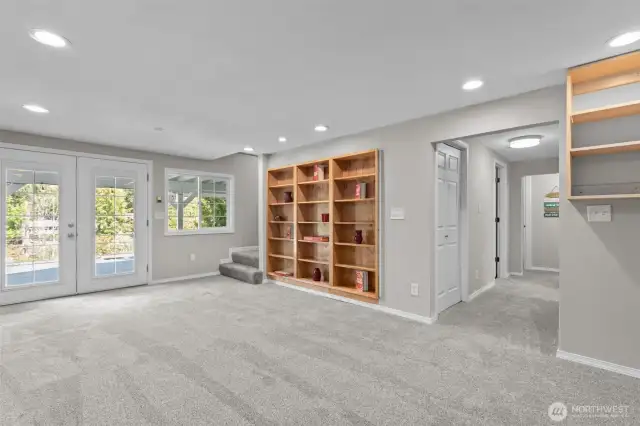 Lower family room