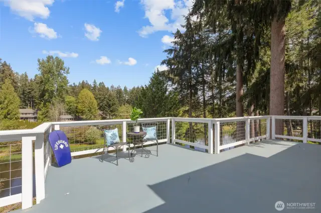 Main floor deck