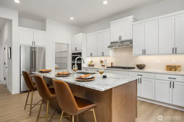 Beautiful white cabinets