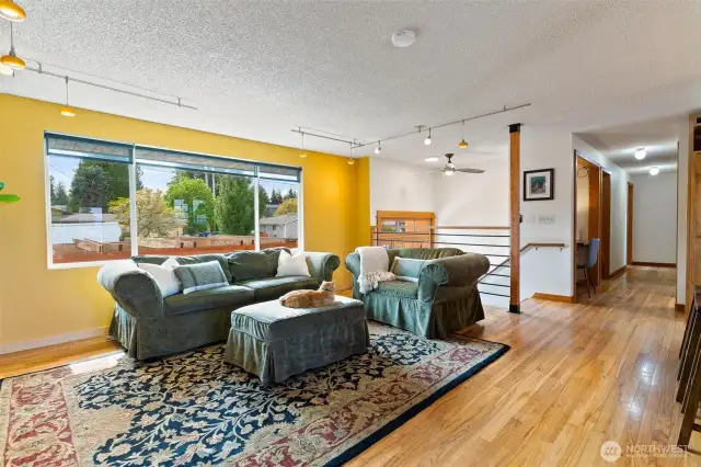Large, open concept living area