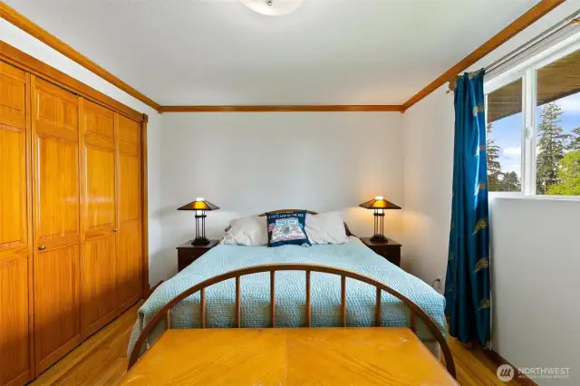 Primary bedroom (best view in the house)