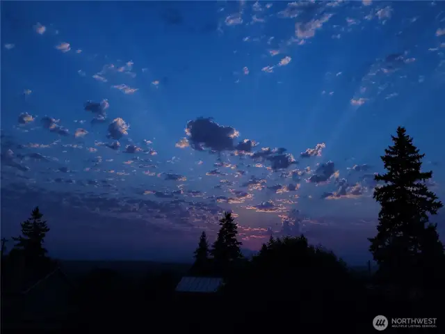From the deck - photo courtesy of homeowner
