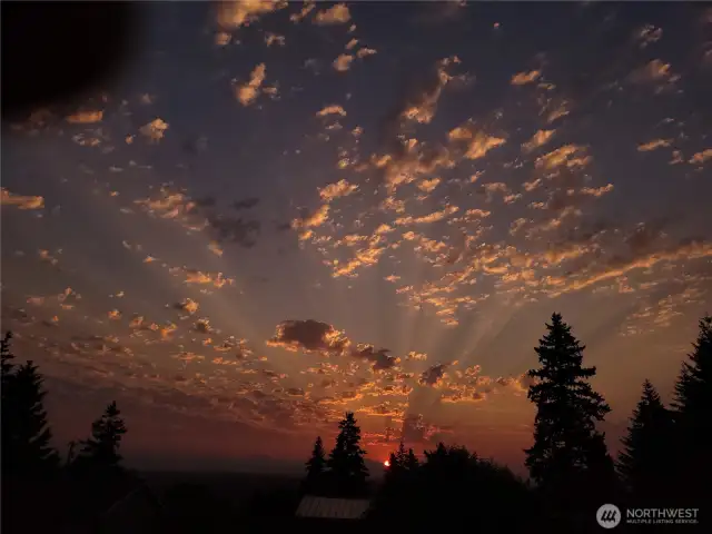 From the deck - photo courtesy of homeowner