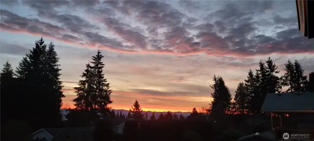 From the deck - photo courtesy of homeowner