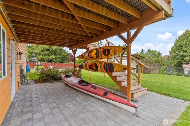 Covered patio