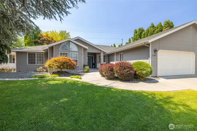Home is beautifully landscaped