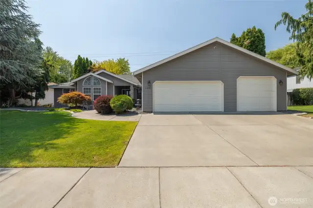 Garage has been converted to 2 bedrooms and large living space.