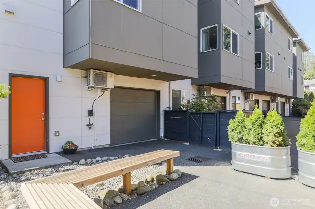 Private fenced in patio awaits...