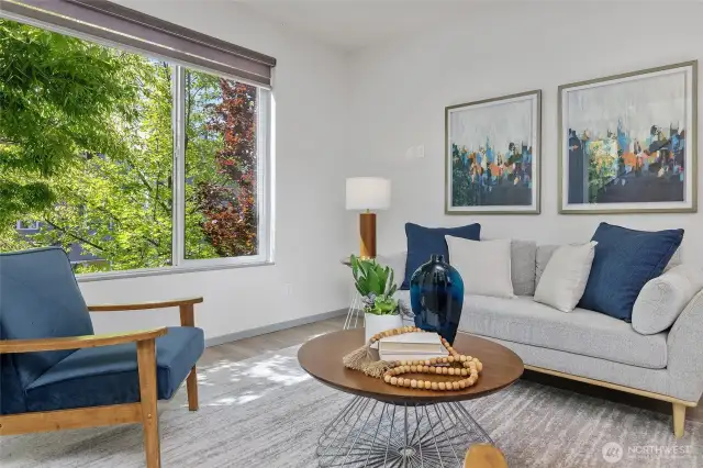 Soothing outlook from the Great Room.