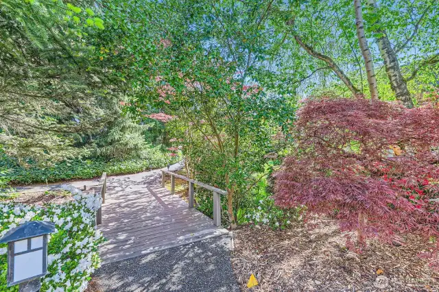 Enjoy a stroll through manicured landscaping to the resort-style amenities.