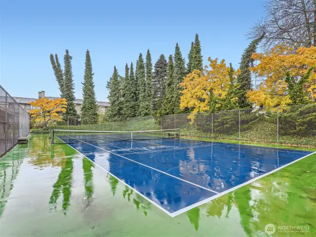 Enjoy a game of tennis and pickleball!