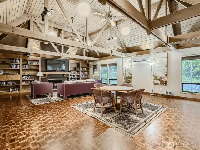 Gather with friends and neighbors in the Clubhouse with a large kitchen.