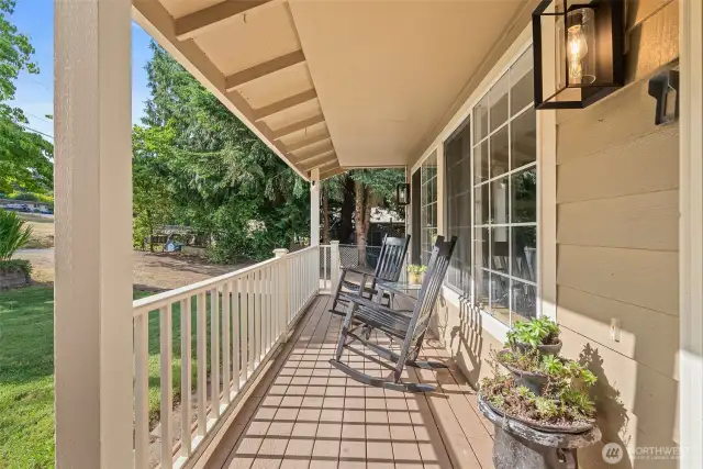 Front Porch with Seating Area