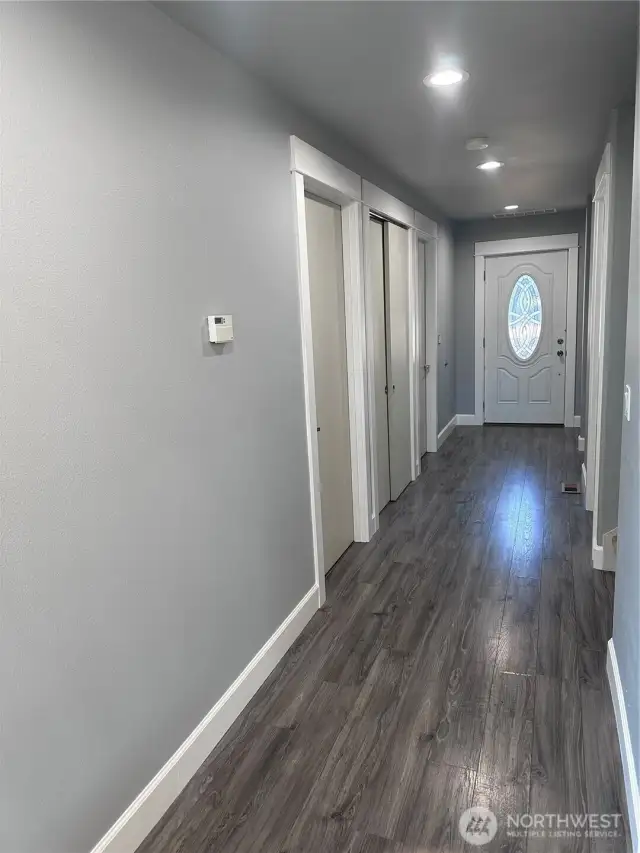 Hallway looking towards front door