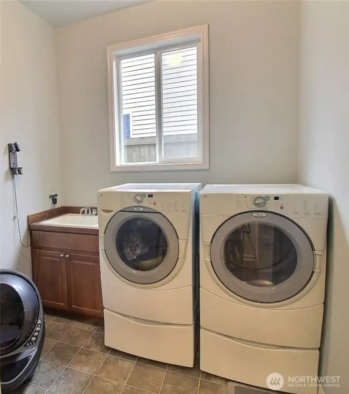 Lastly on the First Floor is your Laundry Room.