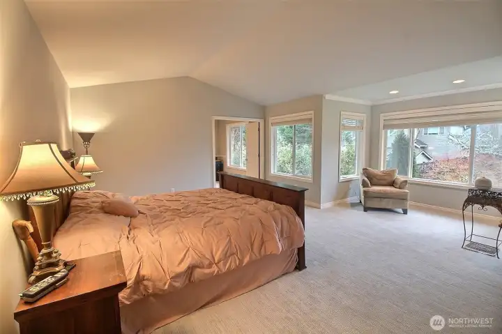 Moving to the Second floor we have the oversized Primary Bedroom that includes a reading nook, separate office, library, Nursery, yoga room...whatever you desire it to be, a large Bathroom and walk in closet.