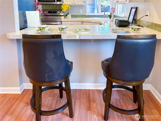 Kitchen with eating space