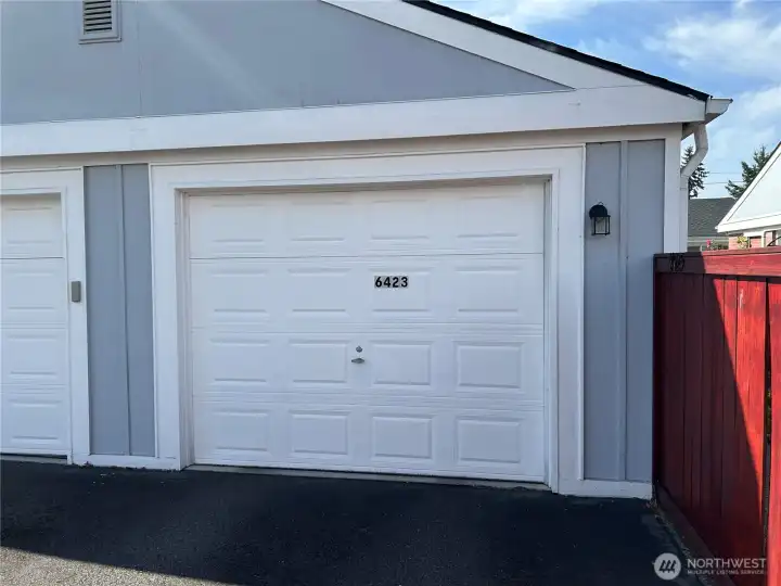 Garage for this unit