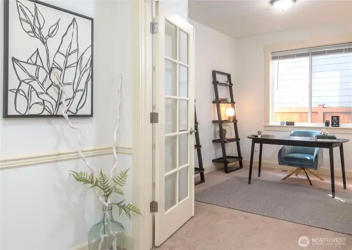 Main floor bedroom or office/den